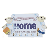 C&F Wooden Home This Is Our Happy Place Family Key Holder